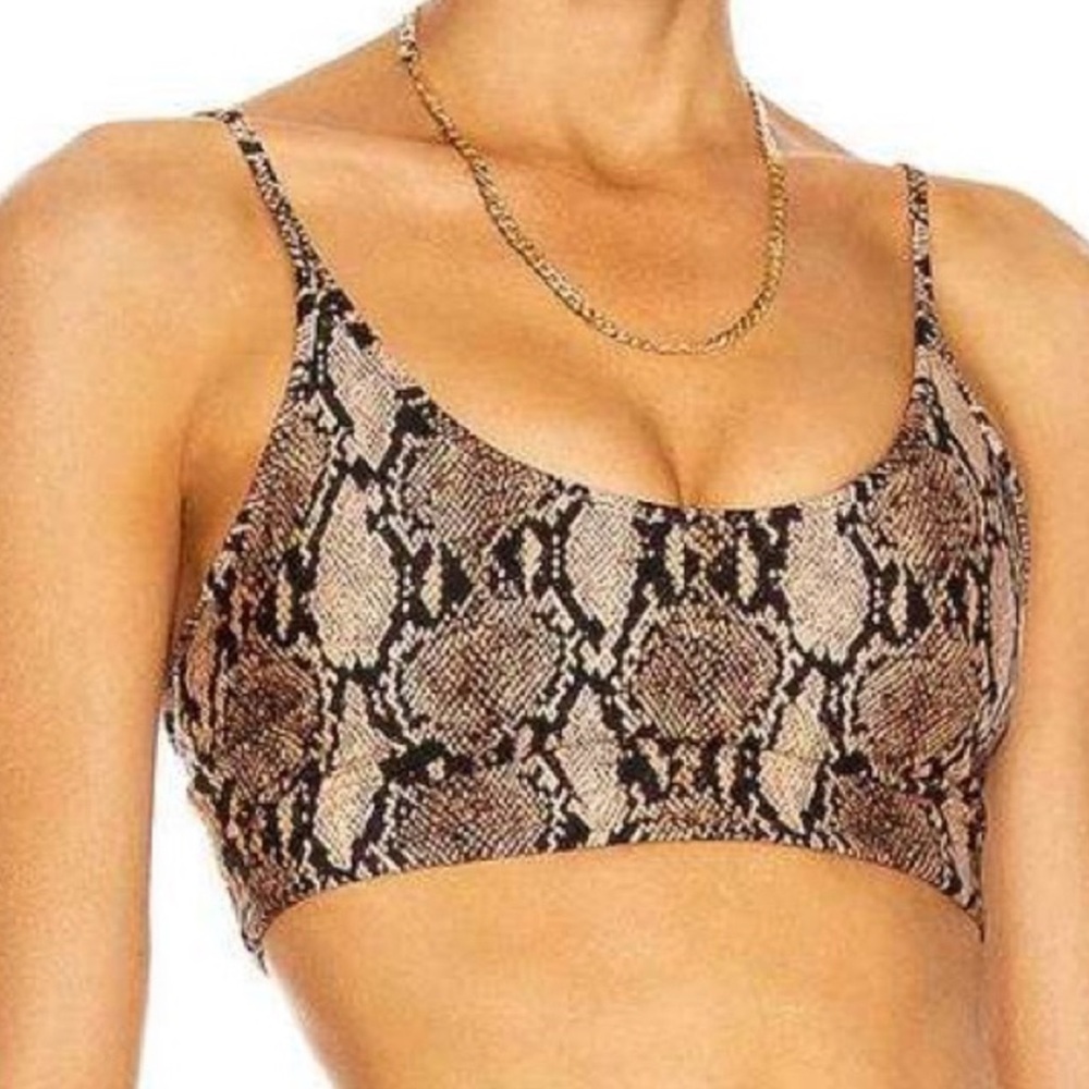 ALC x Bandier Python Sports Bra